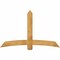 Ekena Millwork Bellingham Rough Sawn Timber Gable Bracket, Western Red Cedar, 72"W x 45"H x 6"D x 6"F, 15/12 Pitch GBW072X45X0606BEL00RWR - alternate 1